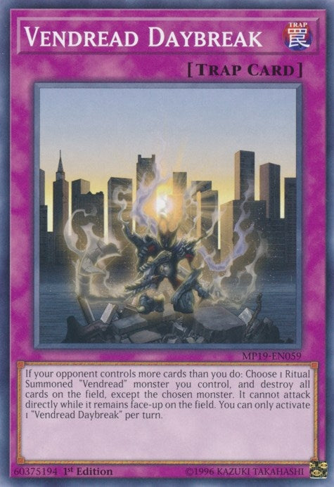 Vendread Daybreak (19059) (MP19) - YuGiOh Single