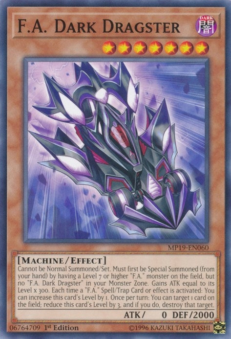F.A. Dark Dragster (19060) (MP19) - YuGiOh Single