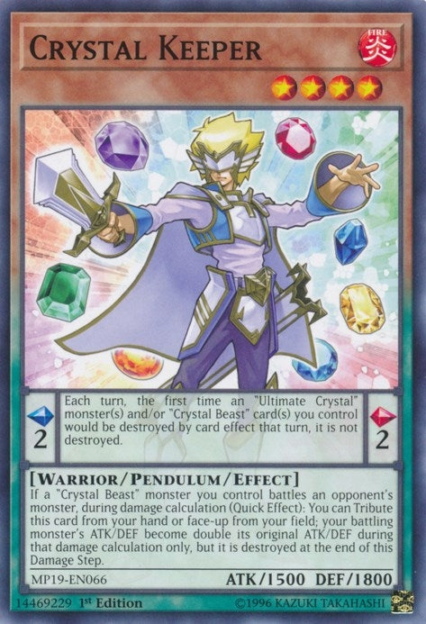 Crystal Keeper (19066) (MP19) - YuGiOh Single
