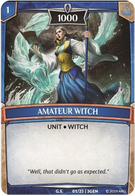 Amateur Witch (1) [GEN] - Argent Saga TCG Single