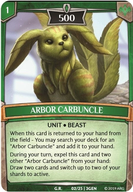 Arbor Carbuncle (2) [GEN] - Argent Saga TCG Single