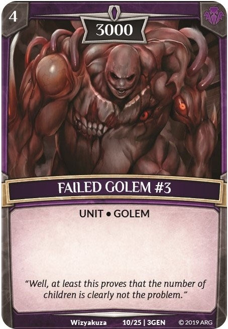 Failed Golem #3 (10) [GEN] - Argent Saga TCG Single