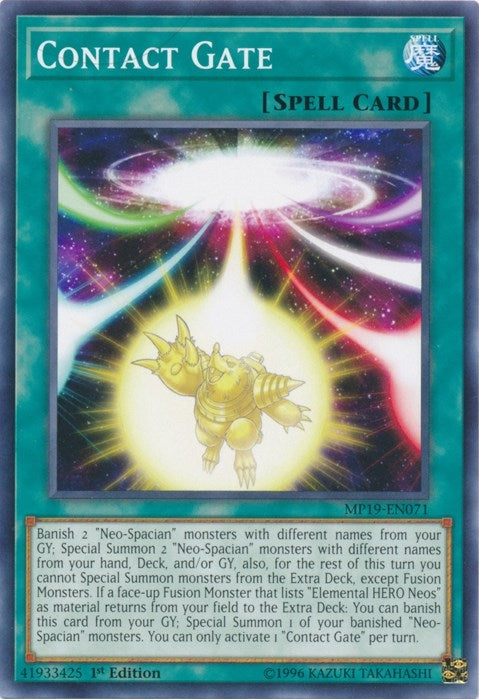 Contact Gate (19071) (MP19) - YuGiOh Single