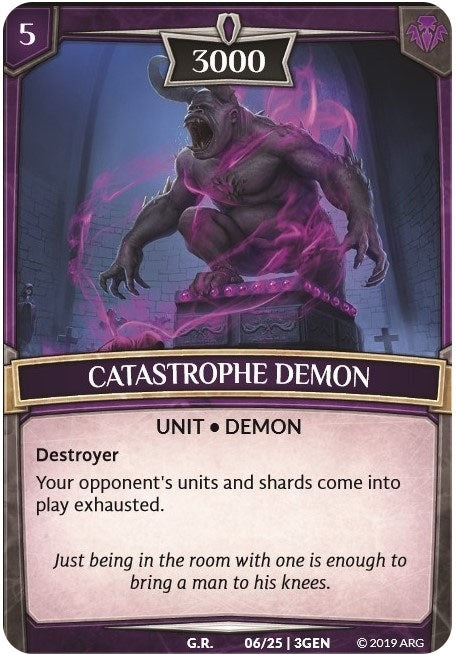 Catastrophe Demon (6) [GEN] - Argent Saga TCG Single