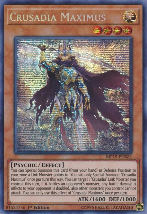 Crusadia Maximus (19081) (MP19) - YuGiOh Single
