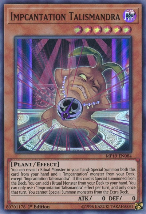 Impcantation Talismandra (19084) (MP19) - YuGiOh Single