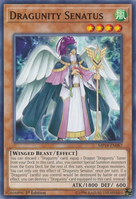 Dragunity Senatus (19087) (MP19) - YuGiOh Single