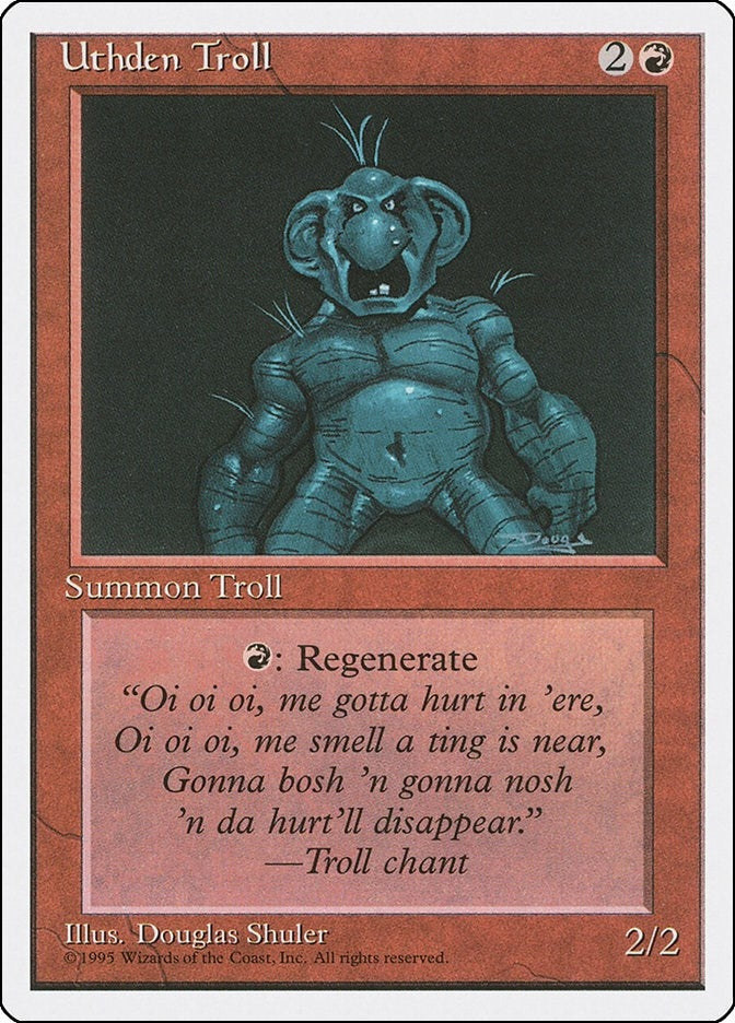 Uthden Troll [4ED] - MTG Single