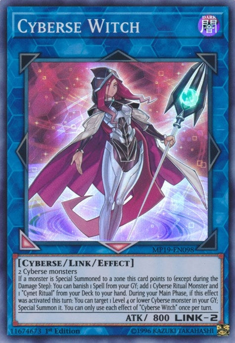 Cyberse Witch (19098) (MP19) - YuGiOh Single