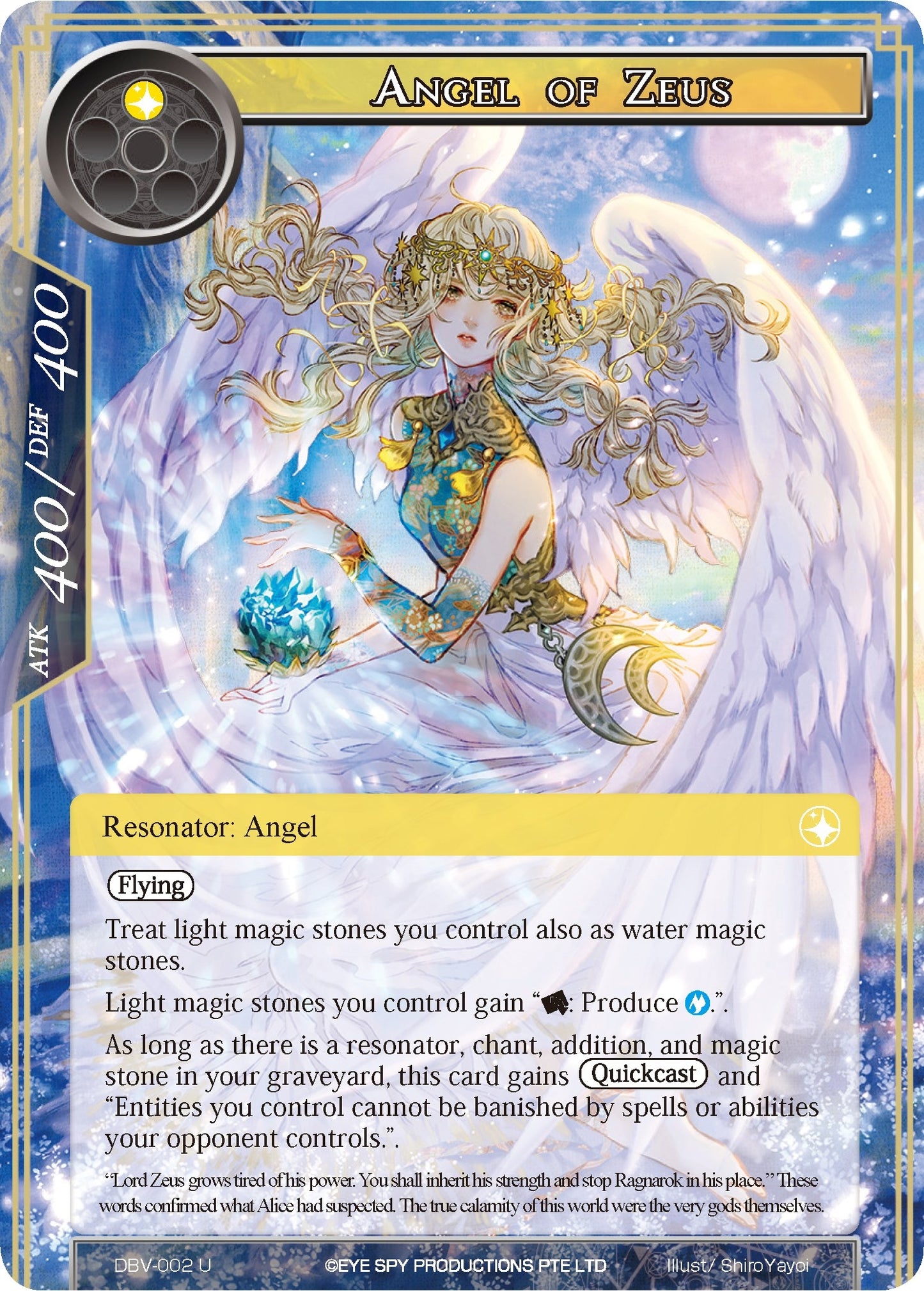 Angel of Zeus (2) [DBV] - Force of Will Single