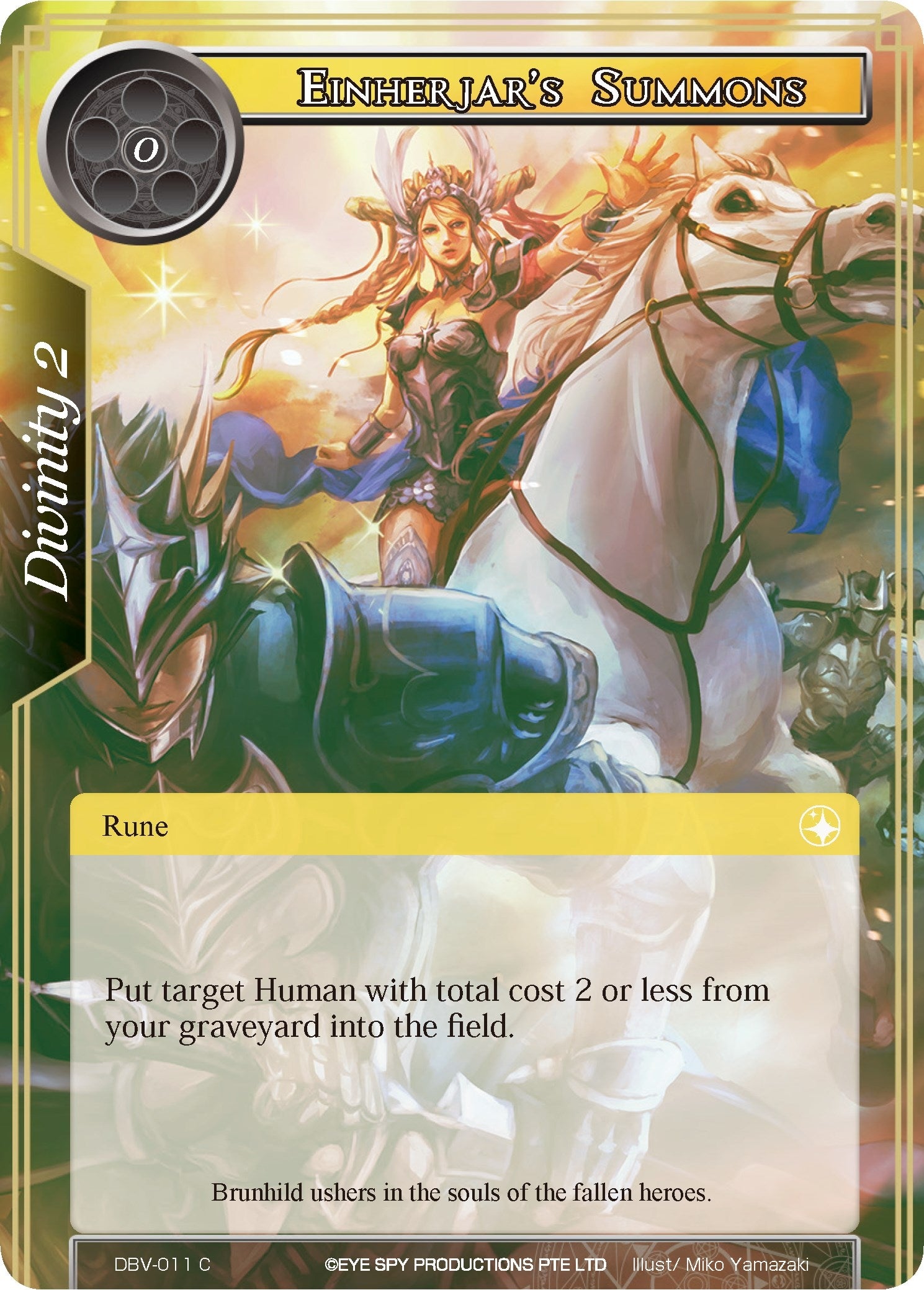 Einherjar’s Summons (11) [DBV] - Force of Will Single