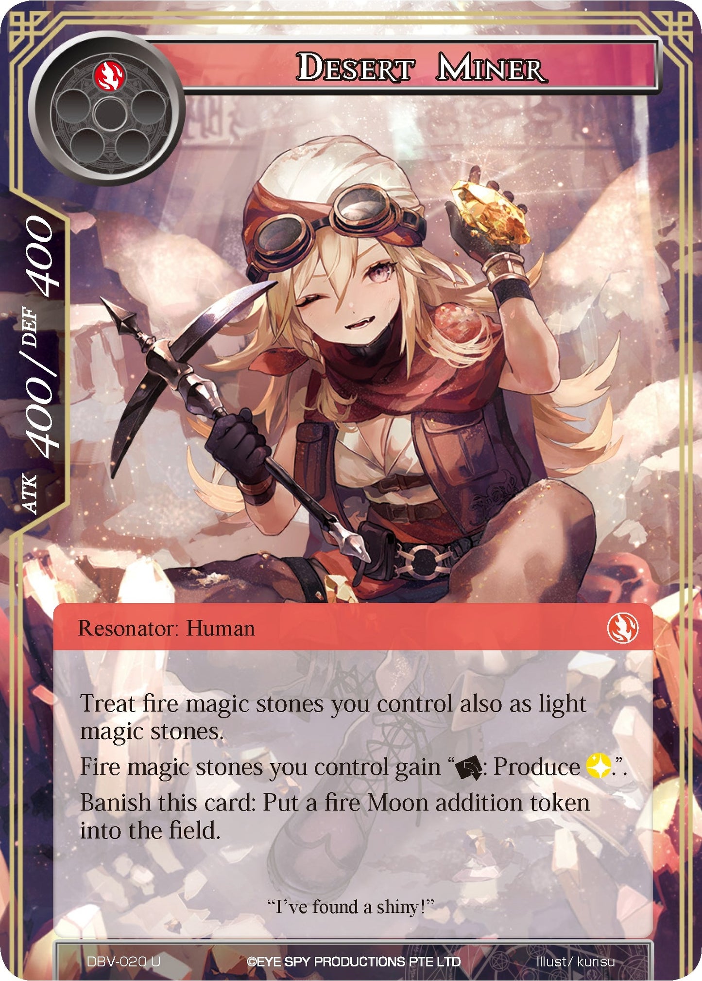 Desert Miner (20) [DBV] - Force of Will Single