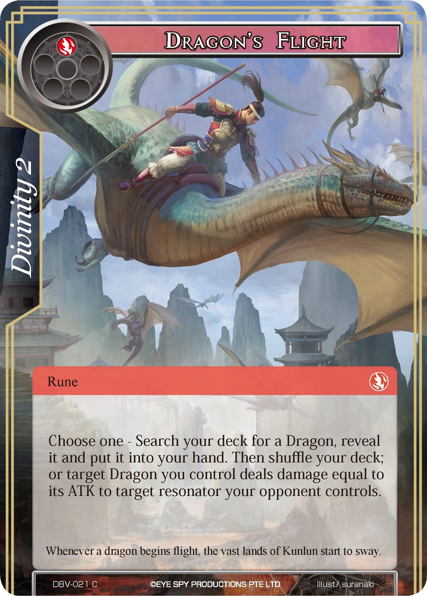 Dragon’s Flight (21) [DBV] - Force of Will Single