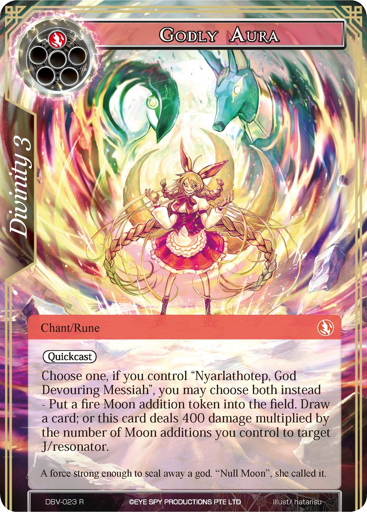 Godly Aura (23) [DBV] - Force of Will Single