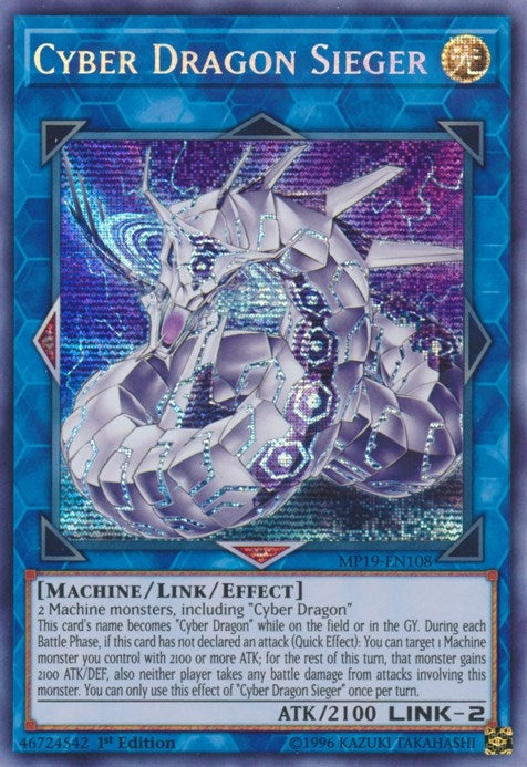 Cyber Dragon Sieger (19108) (MP19) - YuGiOh Single