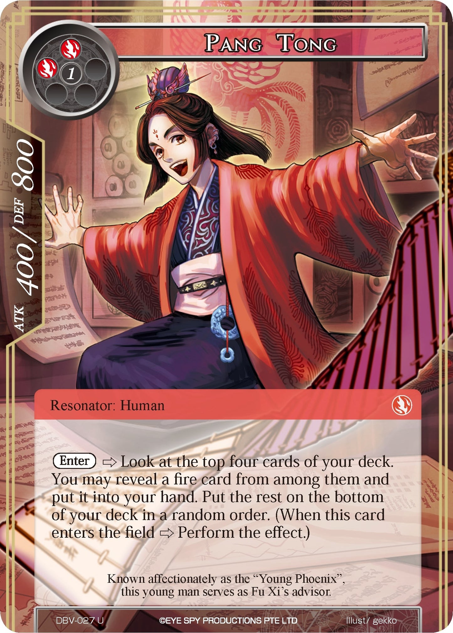 Pang Tong (27) [DBV] - Force of Will Single