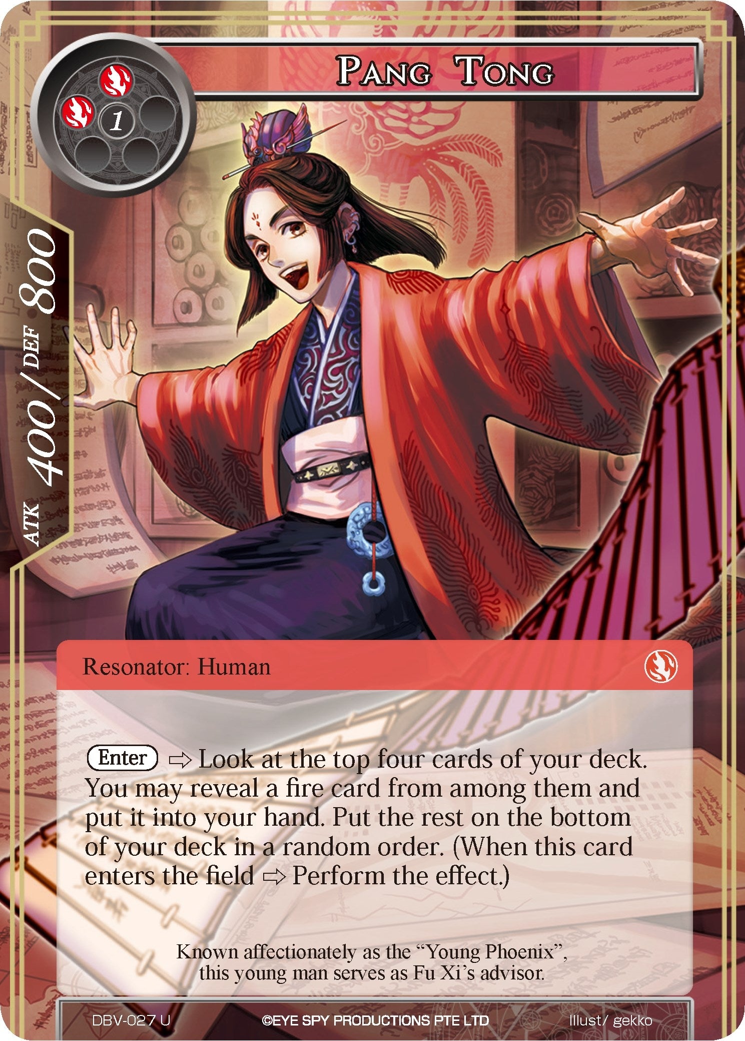 Pang Tong (27) [DBV] - Force of Will Single