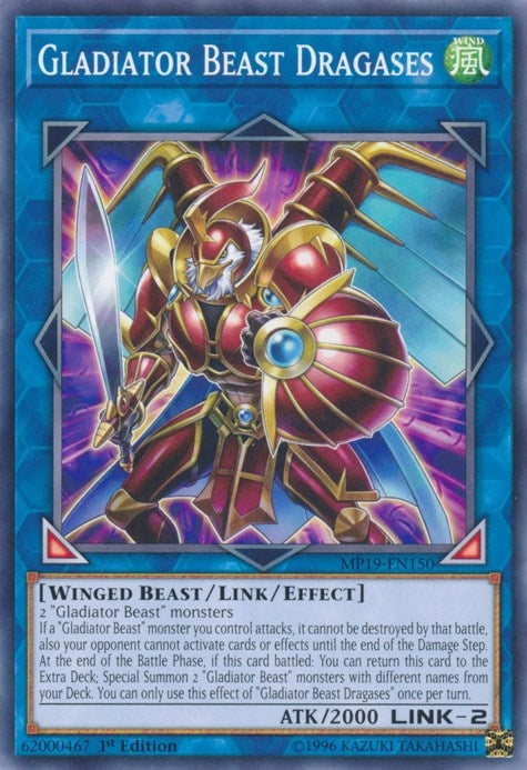 Gladiator Beast Dragases (19150) (MP19) - YuGiOh Single