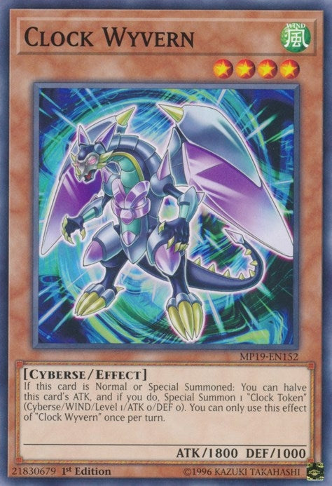 Clock Wyvern (19152) (MP19) - YuGiOh Single