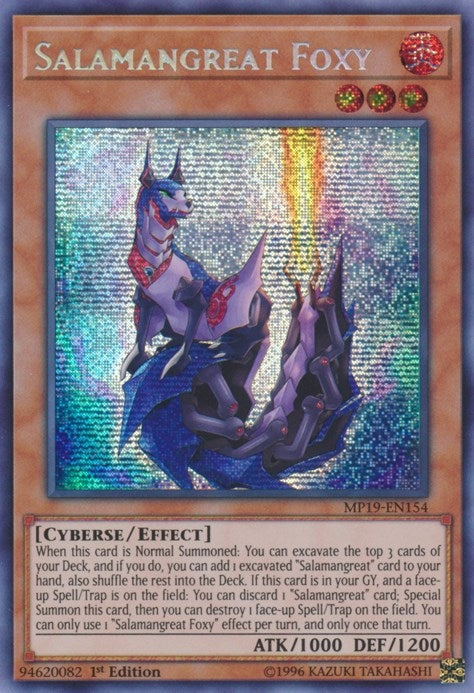 Salamangreat Foxy (19154) (MP19) - YuGiOh Single