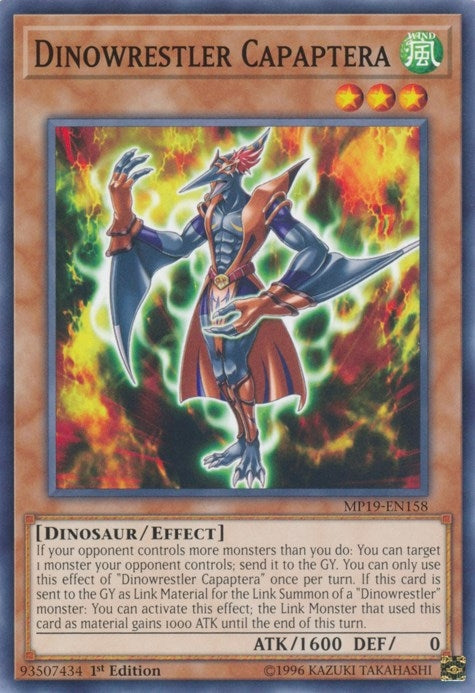 Dinowrestler Capaptera (19158) (MP19) - YuGiOh Single