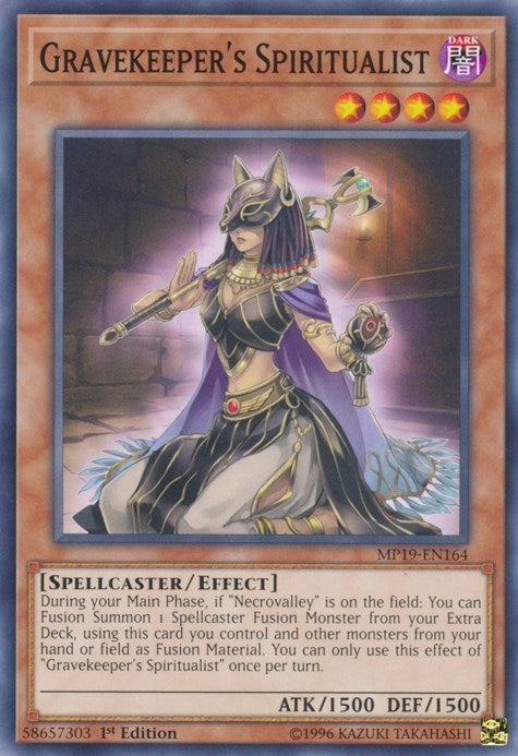 Gravekeeper’s Spiritualist (19164) (MP19) - YuGiOh Single