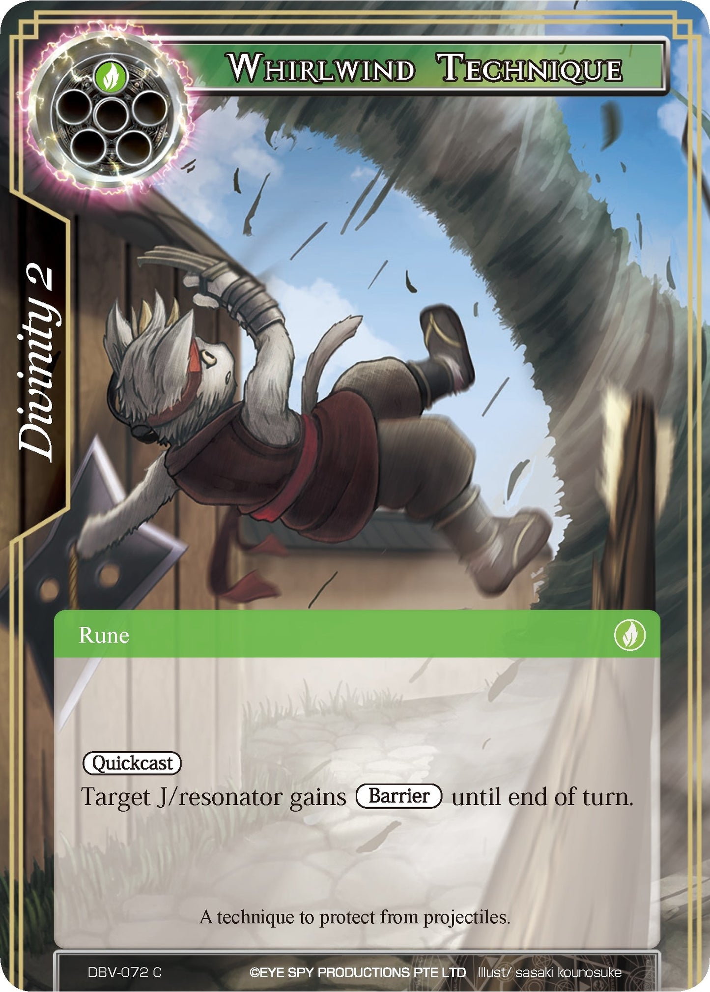 Whirlwind Technique (72) [DBV] - Force of Will Single