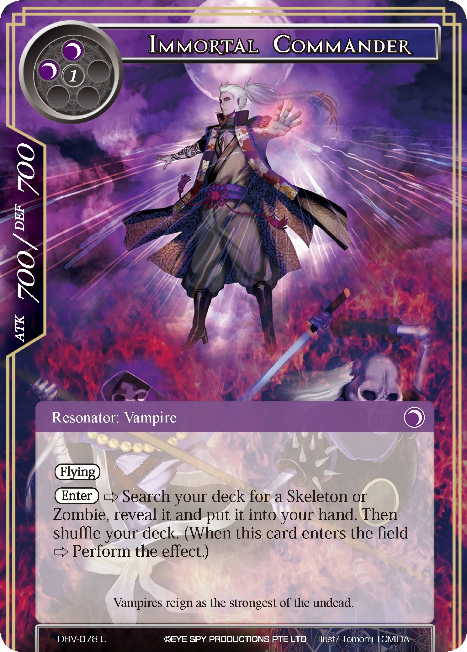 Immortal Commander (78) [DBV] - Force of Will Single