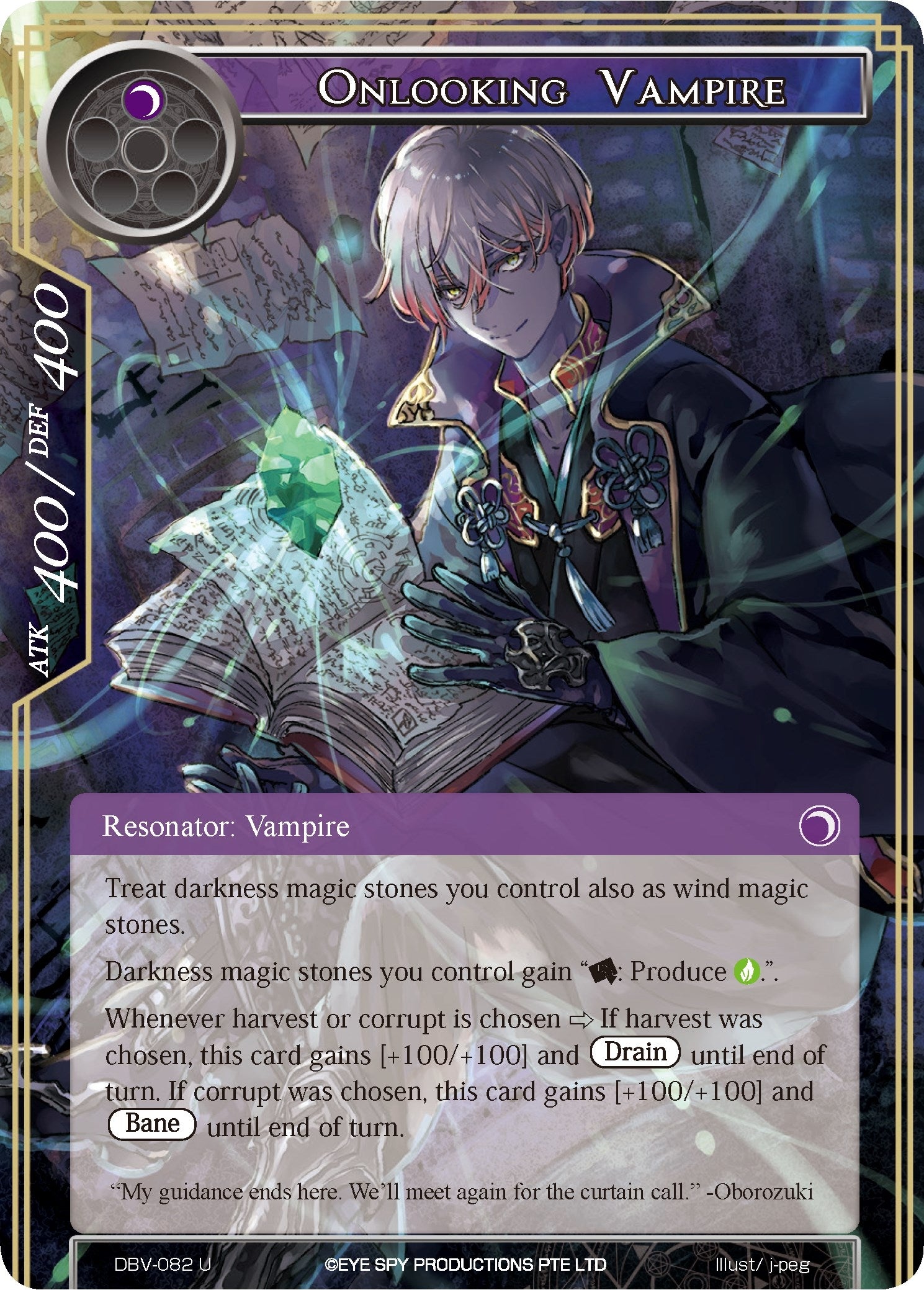 Onlooking Vampire (82) [DBV] - Force of Will Single