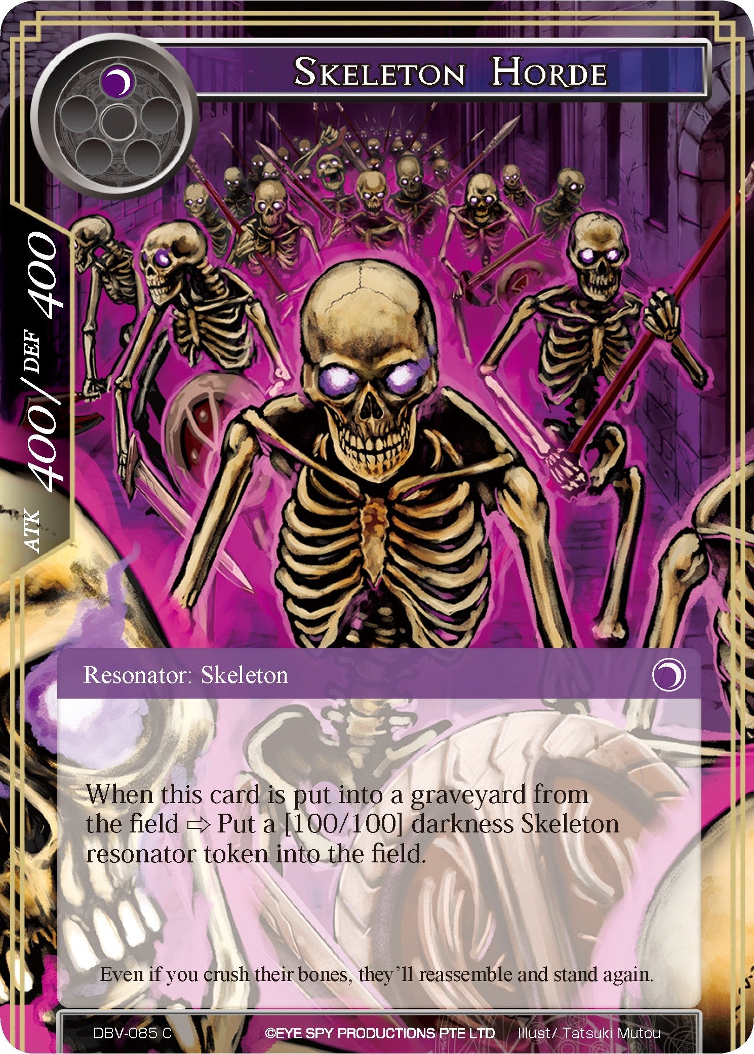 Skeleton Horde (85) [DBV] - Force of Will Single