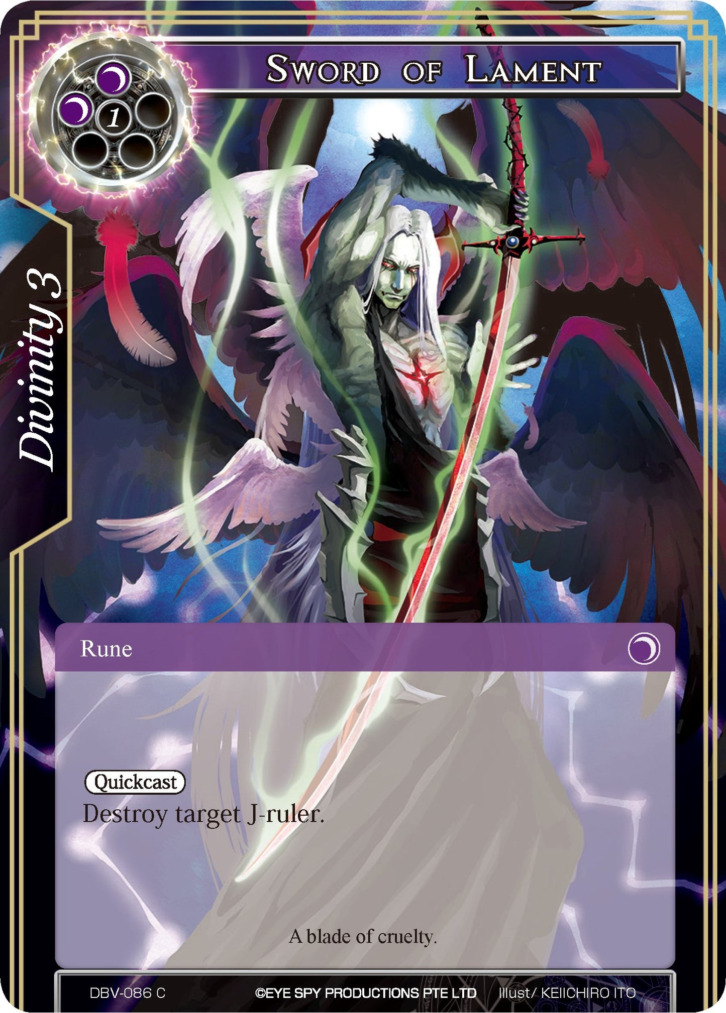 Sword of Lament (86) [DBV] - Force of Will Single