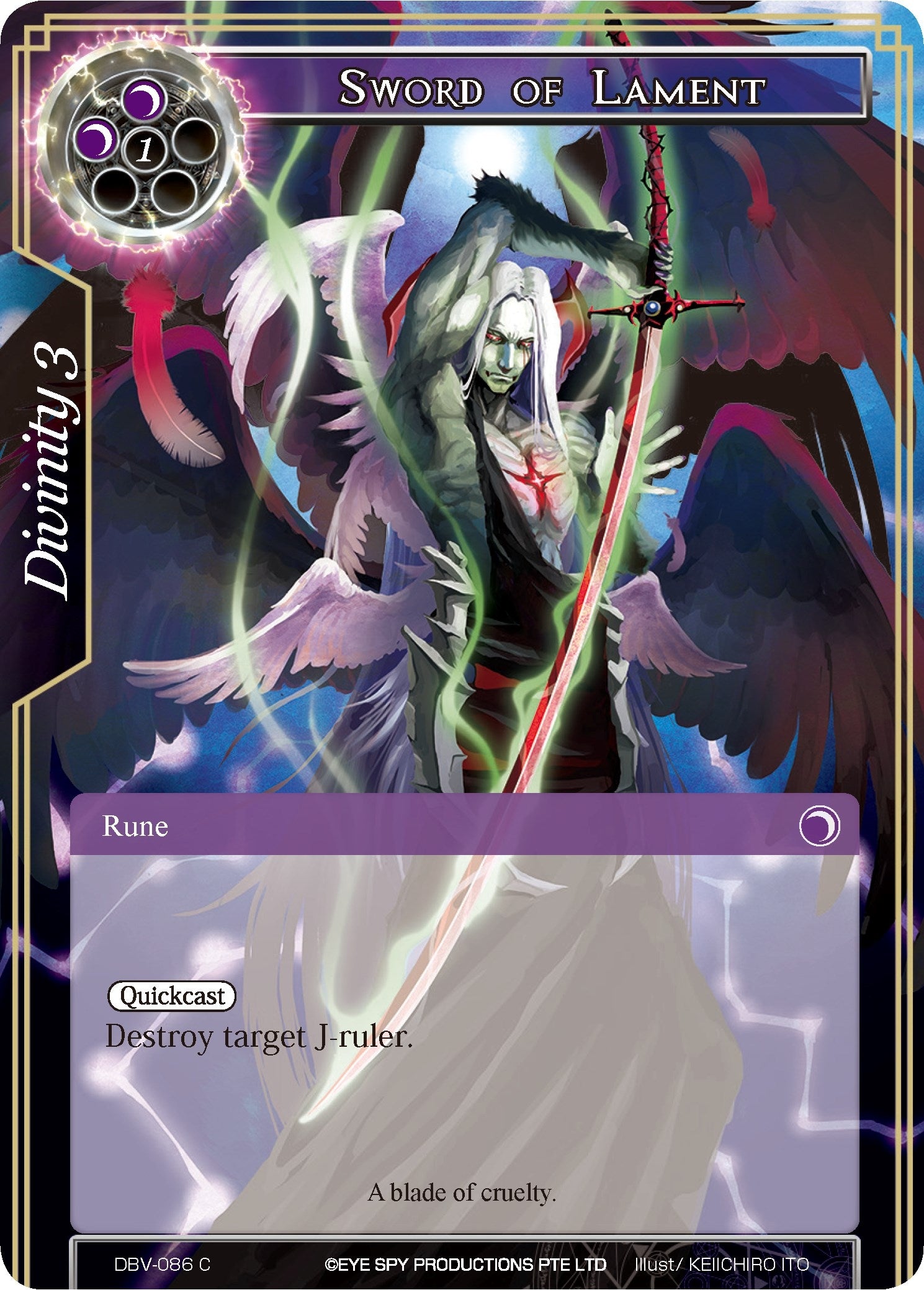 Sword of Lament (86) [DBV] - Force of Will Single
