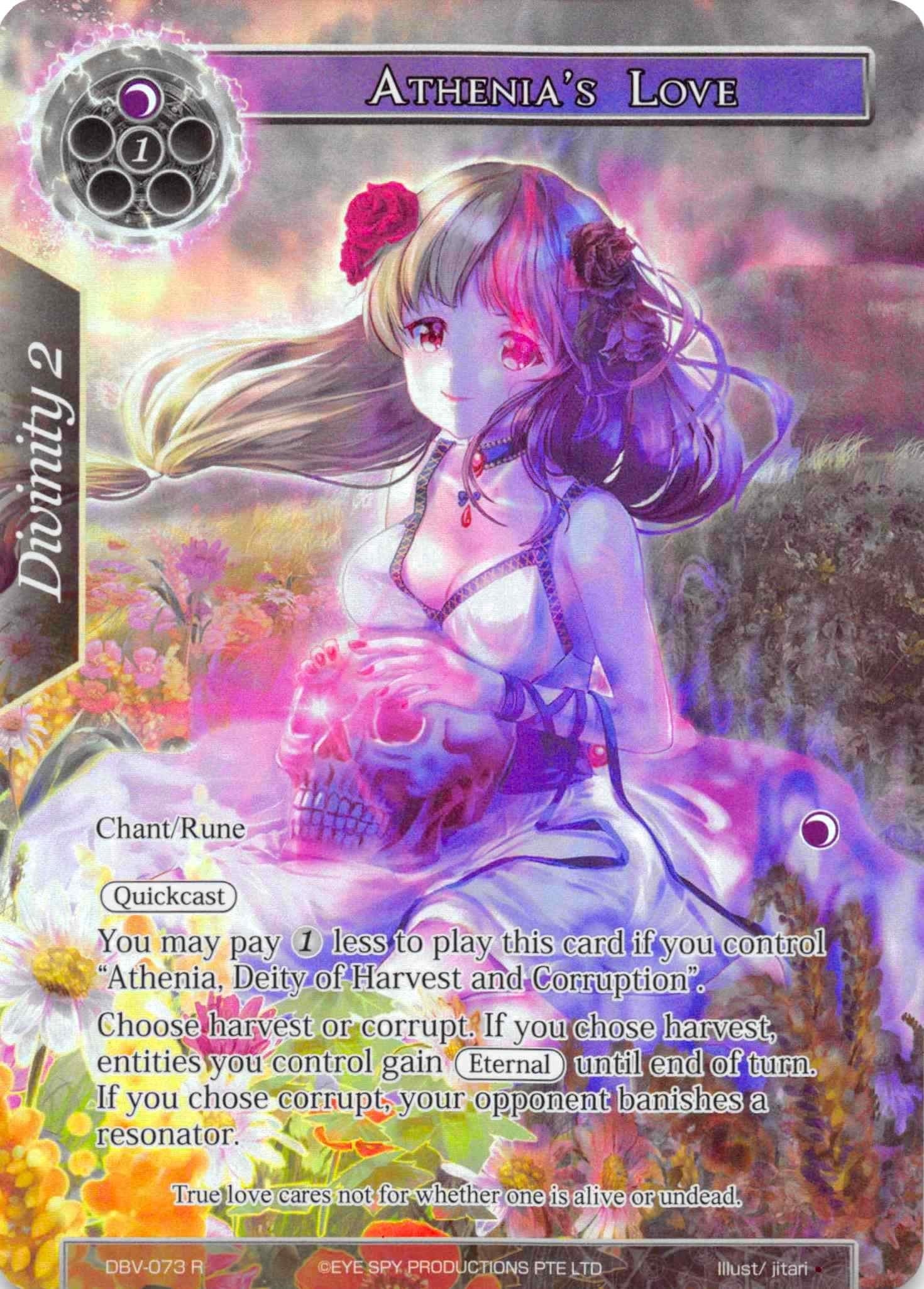 Athenia’s Love (Full Art) (73) [DBV] - Force of Will Single