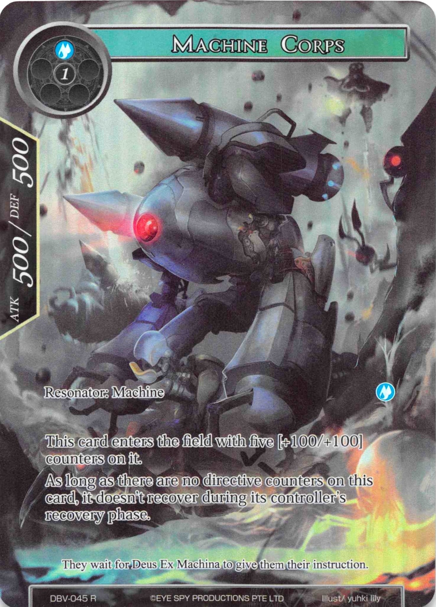 Machine Corps (Full Art) (45) [DBV] - Force of Will Single