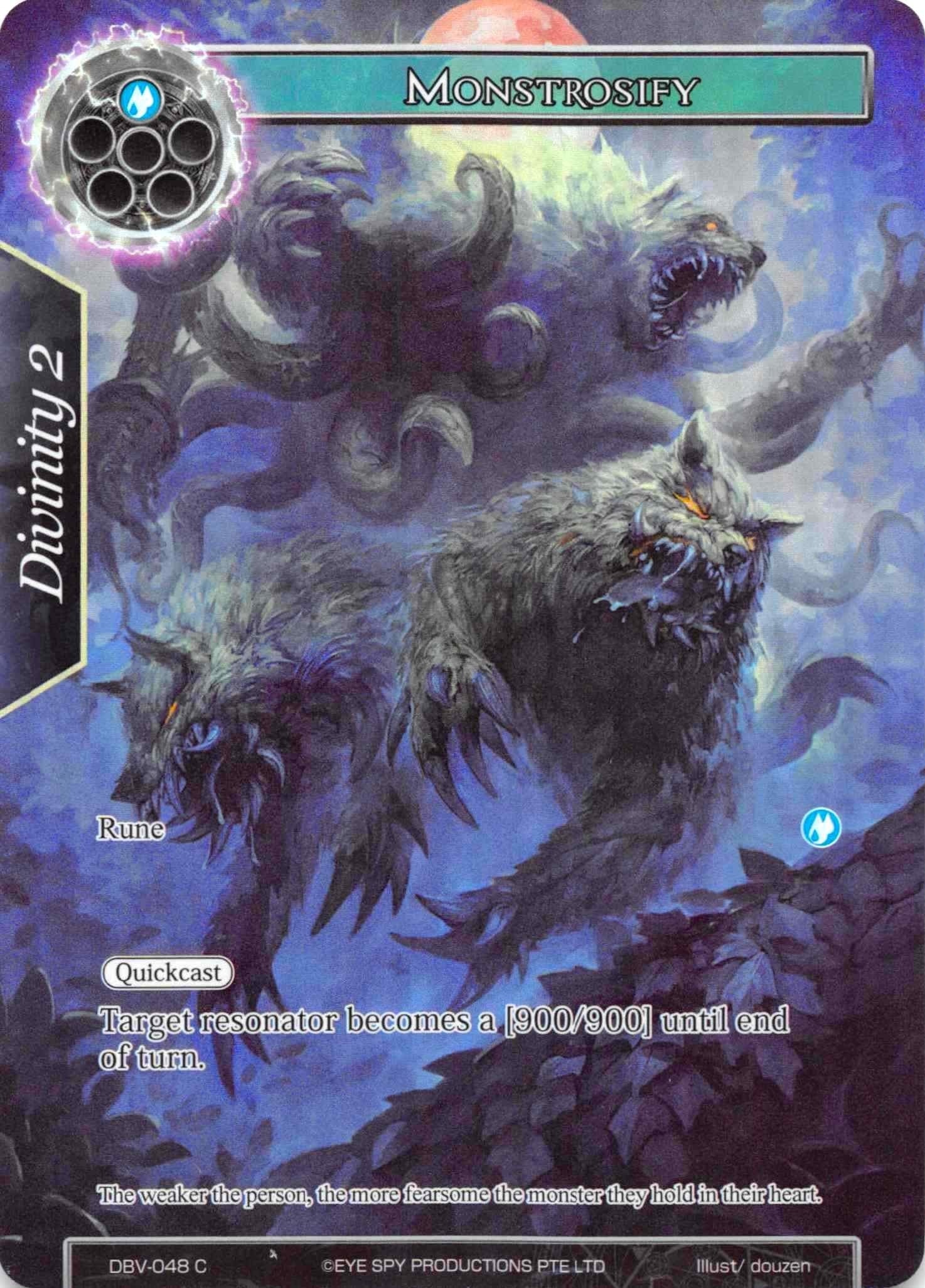 Monstrosify (Full Art) (48) [DBV] - Force of Will Single