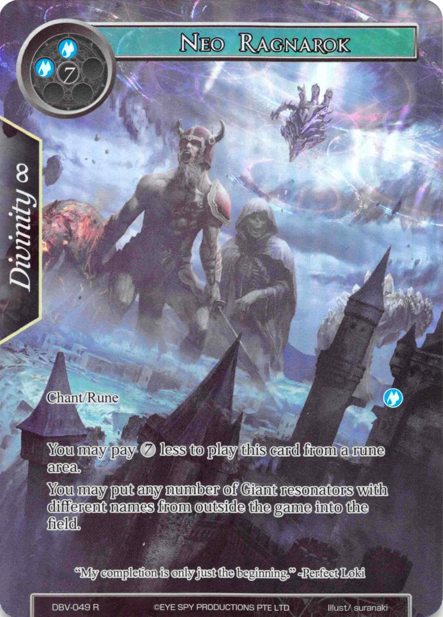 Neo Ragnarok (Full Art) (49) [DBV] - Force of Will Single