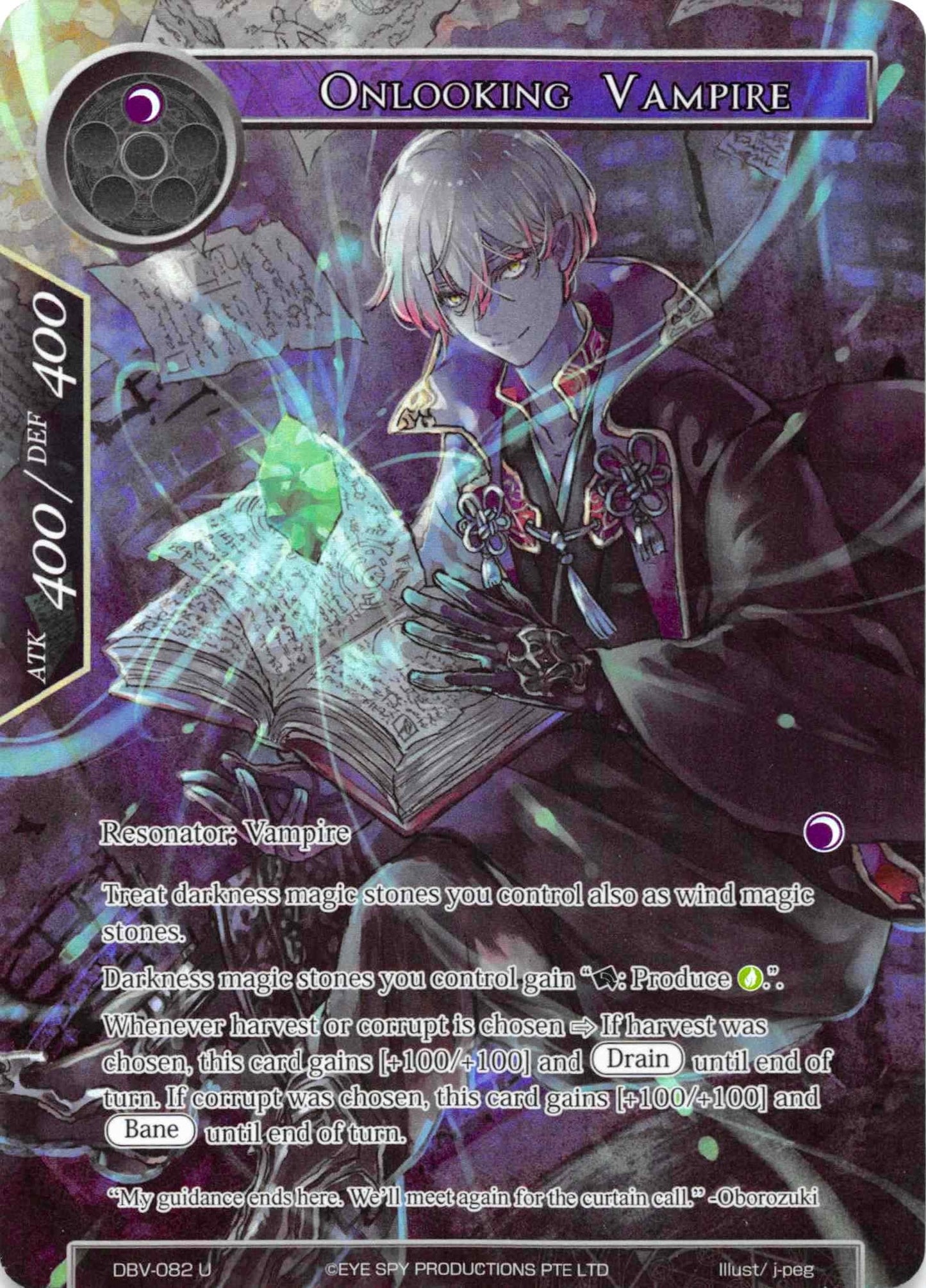 Onlooking Vampire (Full Art) (82) [DBV] - Force of Will Single