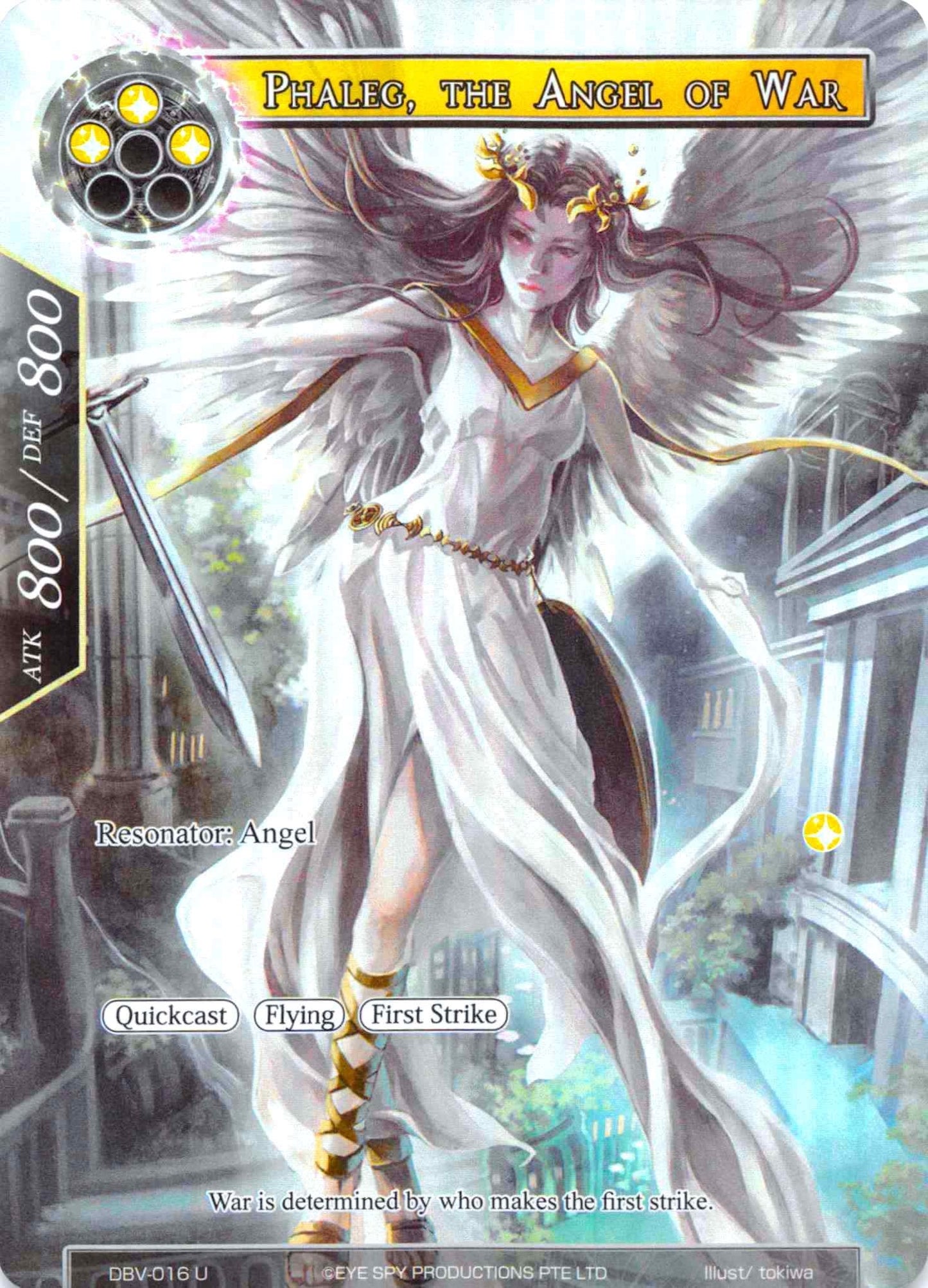 Phaleg the Angel of War (Full Art) (16) [DBV] - Force of Will Single