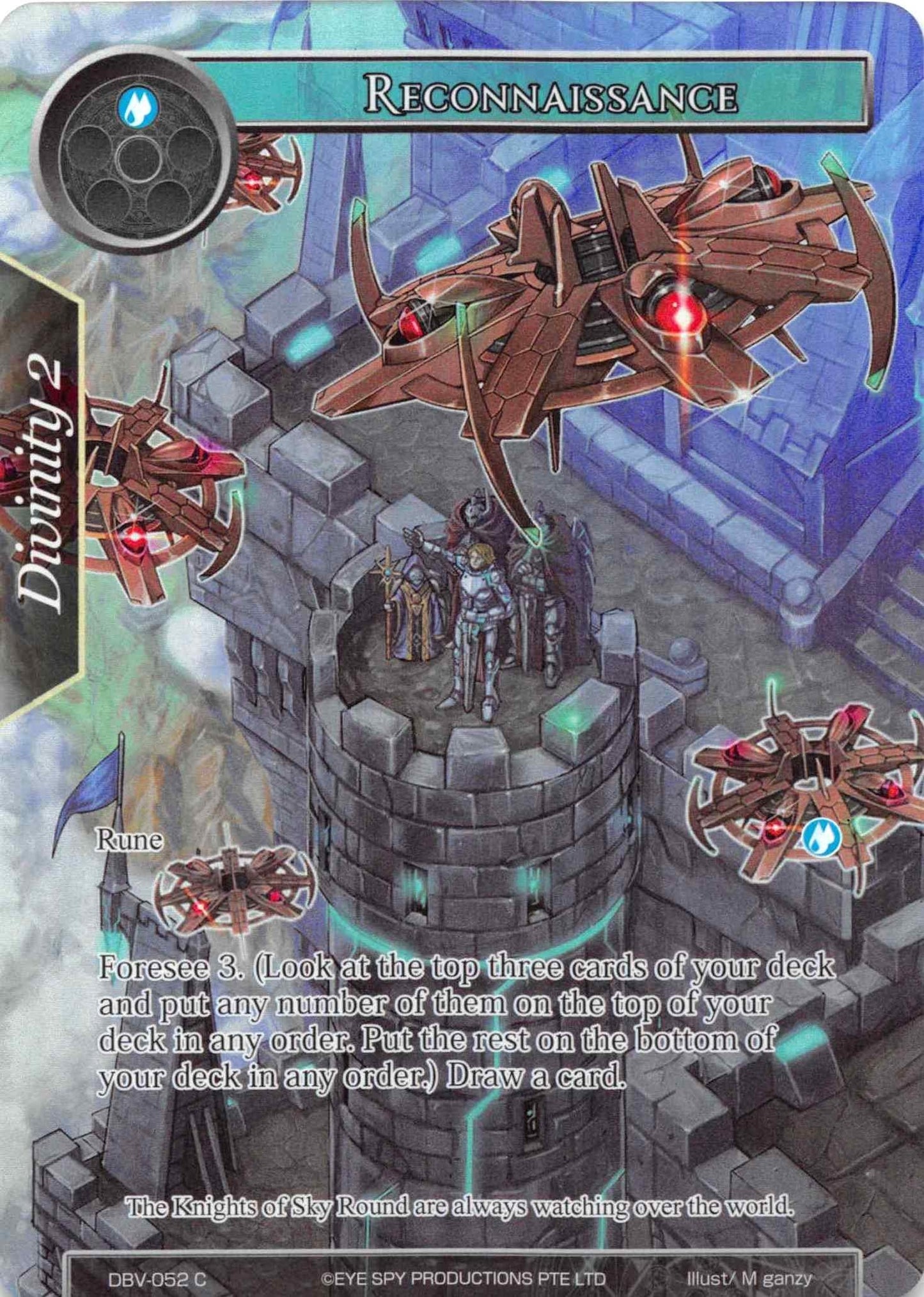 Reconnaissance (Full Art) (52) [DBV] - Force of Will Single