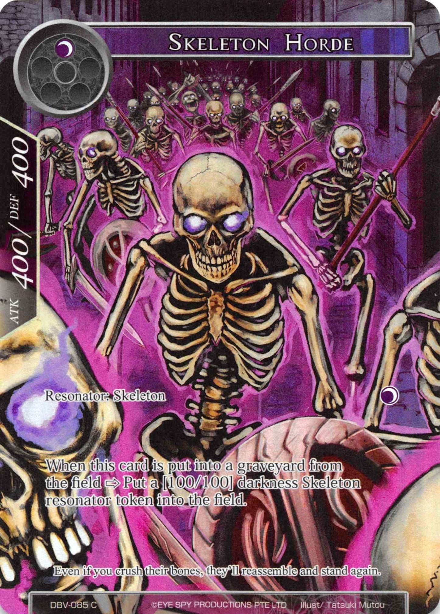 Skeleton Horde (Full Art) (85) [DBV] - Force of Will Single