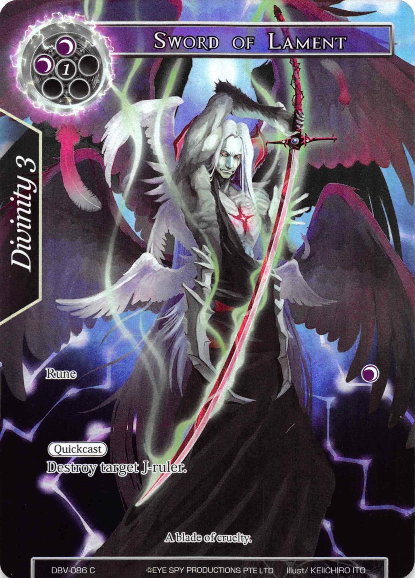 Sword of Lament (Full Art) (86) [DBV] - Force of Will Single