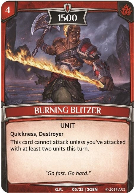 Burning Blitzer (5) [GEN] - Argent Saga TCG Single