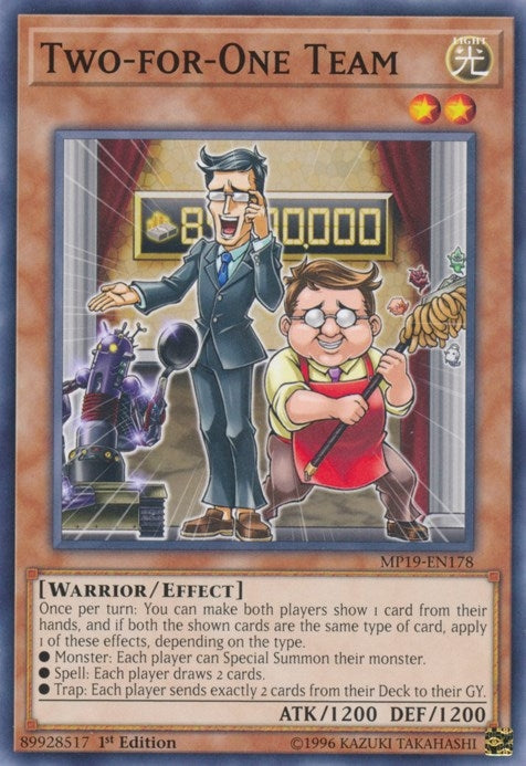 Two-for-One Team (19178) (MP19) - YuGiOh Single