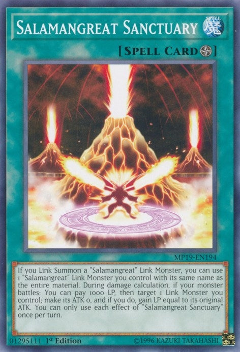 Salamangreat Sanctuary (19194) (MP19) - YuGiOh Single