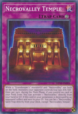 Necrovalley Temple (19205) (MP19) - YuGiOh Single