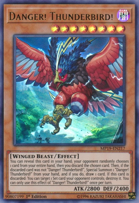Danger! Thunderbird! (19217) (MP19) - YuGiOh Single