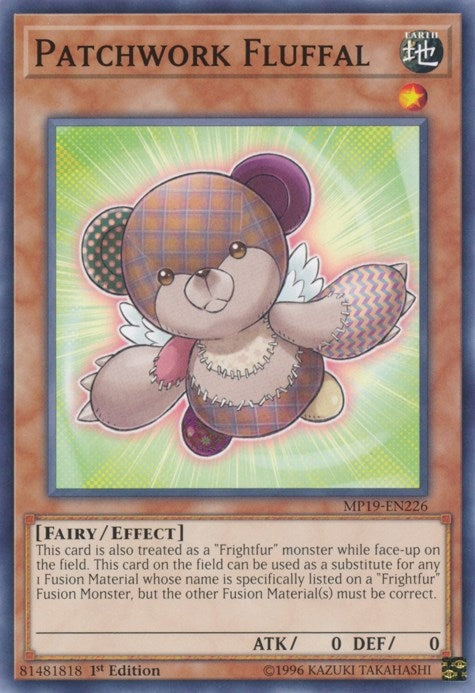 Patchwork Fluffal (19226) (MP19) - YuGiOh Single