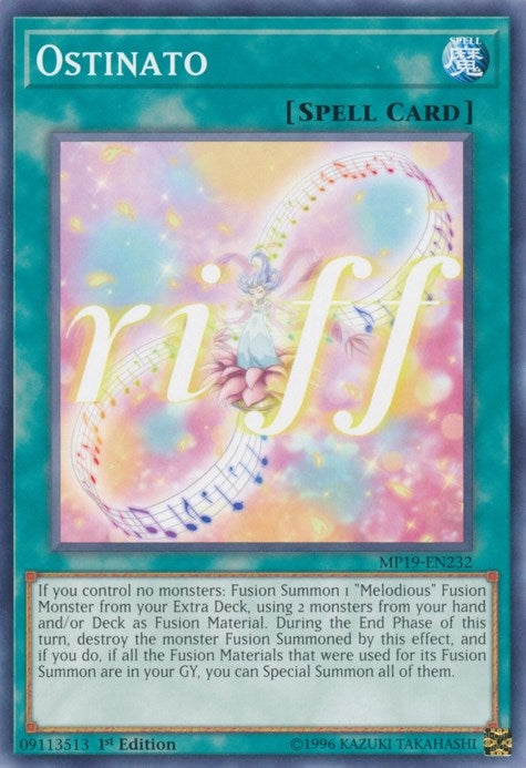 Ostinato (19232) (MP19) - YuGiOh Single