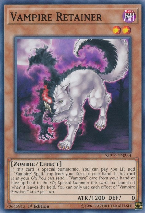 Vampire Retainer (19234) (MP19) - YuGiOh Single