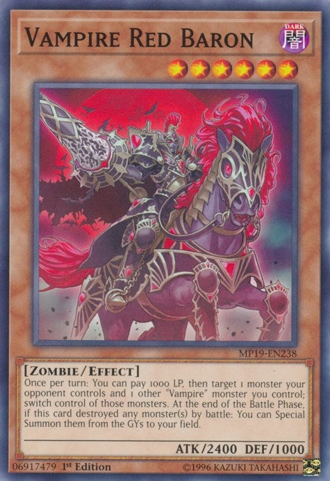 Vampire Red Baron (19238) (MP19) - YuGiOh Single